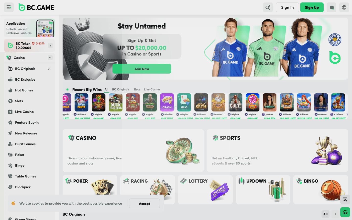 BC.Game partner snapshot